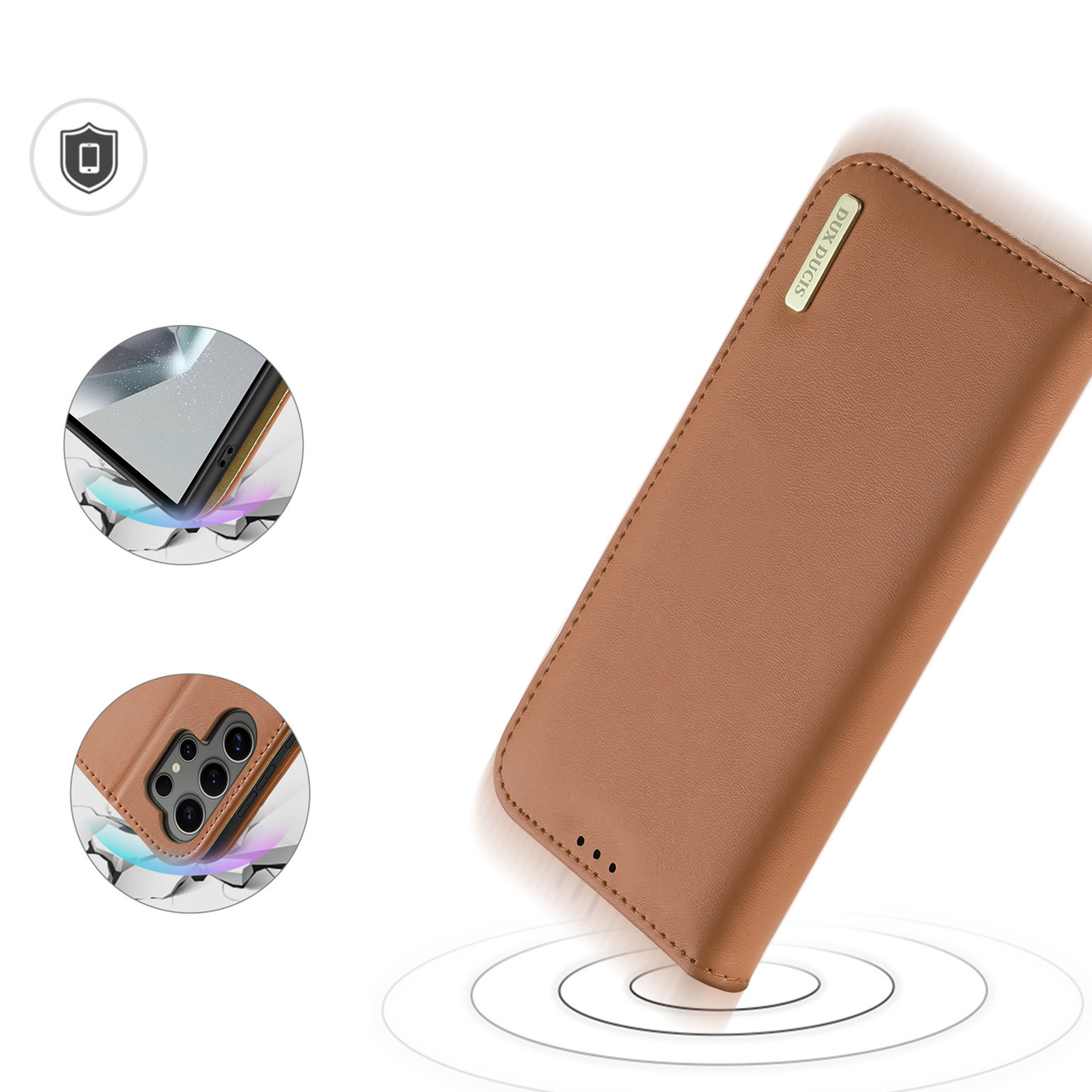 Kryt Dux Ducis Hivo Samsung Galaxy S24 Ultra brown