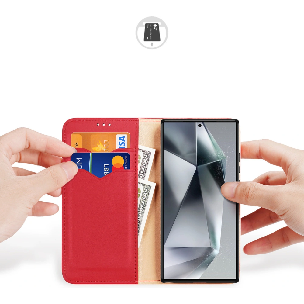 Hurtownia GSM - Dux Ducis Hivo tok Samsung Galaxy S24 Ultra piros - DDS1958 - {ean13} - Hurt