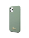Hurtownia GSM - Etui Guess GUHCN58LSLMGKA Apple iPhone 11 Pro khaki hard case Silicone Vintage Gold Logo - GUE168KHA - {ean13} - Hurt