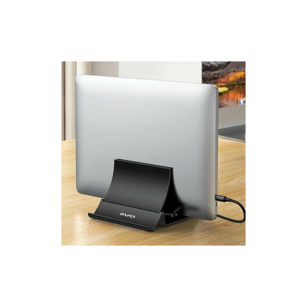 Hurtownia GSM - AWEI X32 fekete gravitációs laptopállvány - AWEI176 - {ean13} - Hurt