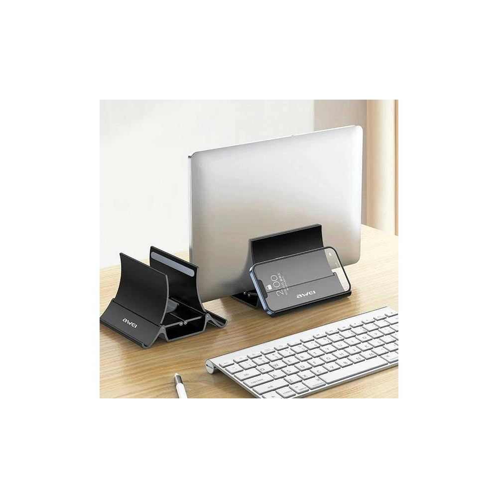 Hurtownia GSM - AWEI X32 fekete gravitációs laptopállvány - AWEI176 - {ean13} - Hurt
