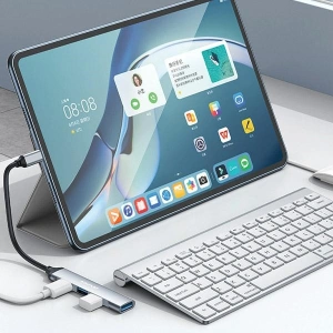 Hurtownia GSM - Adapter 4w1 AWEI CL-150T hub USB-C / 4xUSB-A fekete/black - AWEI177 - {ean13} - Hurt