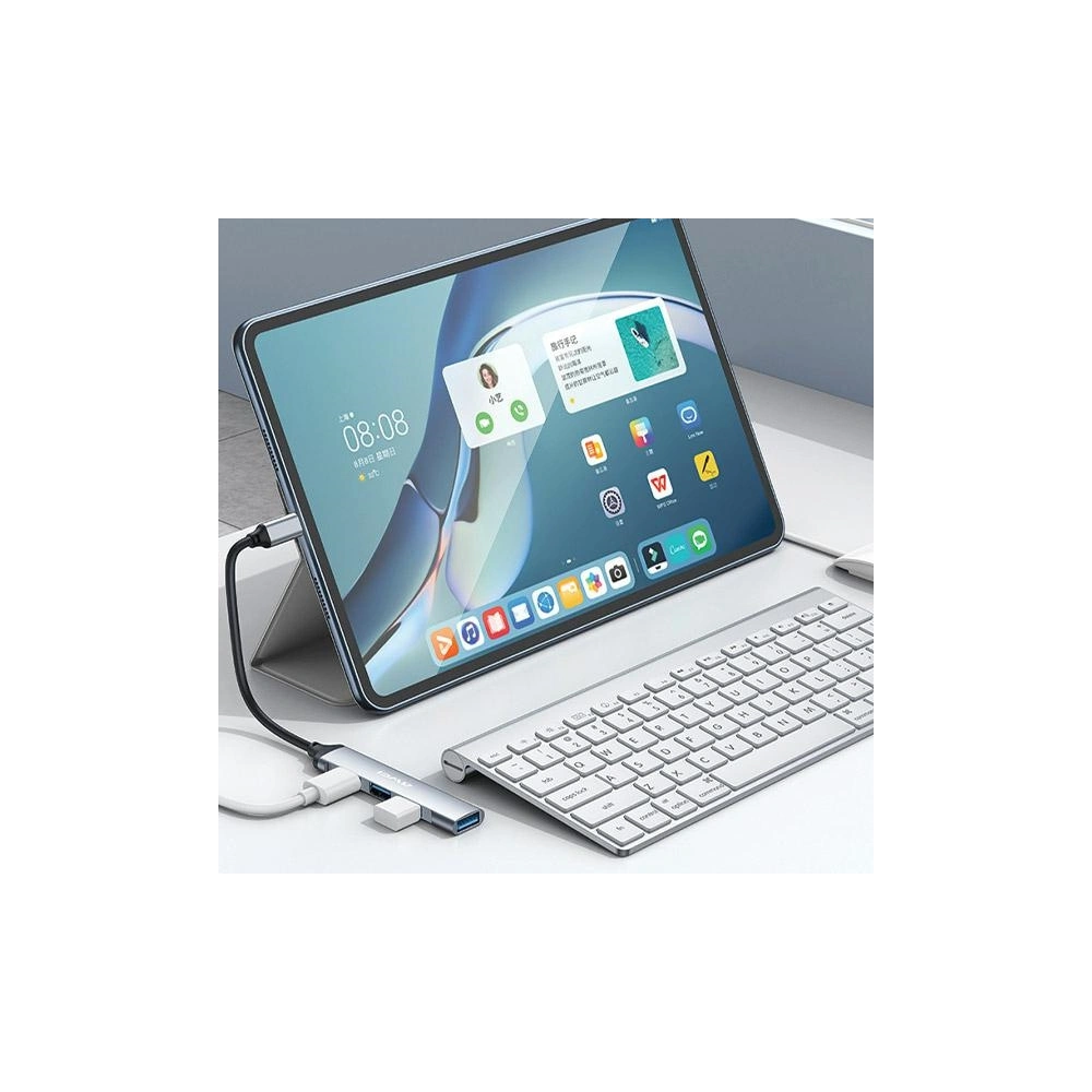 Hurtownia GSM - Adaptér 4w1 AWEI CL-150T hub USB-C / 4xUSB-A černý/black - AWEI177 - {ean13} - Hurt