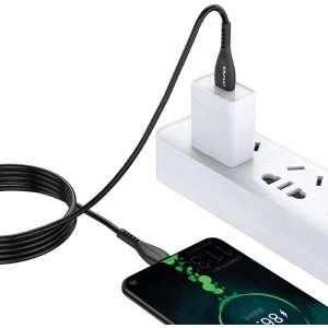 Hurtownia GSM - Kabel AWEI CL-115T USB-A / USB-C 2.4A czarny/black - AWEI179 - {ean13} - Hurt