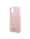 Wholesale Guess GUHCN58LSLMGLP iPhone 11 Pro light pink hard case Silicone Vintage Gold Logo - GUE169PNK - {ean13} - Hurt