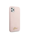 Hurtownia GSM - Etui Guess GUHCN58LSLMGLP Apple iPhone 11 Pro jasnoróżowy/light pink hard case Silicone Vintage Gold Logo - GUE169PNK - {ean13} - Hurt