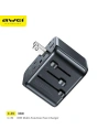 Hurtownia GSM - Cestovní síťová nabíječka AWEI C-39 2xUSB-A, 3xUSB-C 35W US/AU/EU/UK černá/black - AWEI180 - {ean13} - Hurt