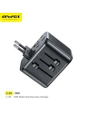Hurtownia GSM - Cestovní síťová nabíječka AWEI C-39 2xUSB-A, 3xUSB-C 35W US/AU/EU/UK černá/black - AWEI180 - {ean13} - Hurt