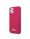 Hurtownia GSM - Etui Guess GUHCN58LSLMGRE Apple iPhone 11 Pro roșu/burgundă carcasă din silicon Vintage Gold Logo - GUE170RED - {ean13} - Hurt