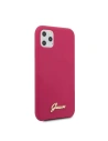 Hurtownia GSM - Etui Guess GUHCN58LSLMGRE Apple iPhone 11 Pro roșu/burgundă carcasă din silicon Vintage Gold Logo - GUE170RED - {ean13} - Hurt