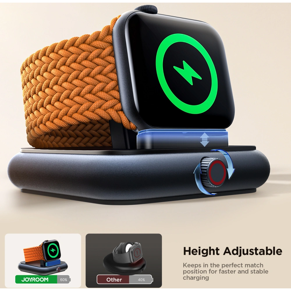 Hurtownia GSM - Vezeték nélküli töltő Joyroom JR-WQW03 Apple Watch fekete - JYR971 - {ean13} - Hurt