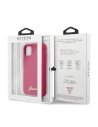 Hurtownia GSM - Etui Guess GUHCN58LSLMGRE Apple iPhone 11 Pro roșu/burgundă carcasă din silicon Vintage Gold Logo - GUE170RED - {ean13} - Hurt