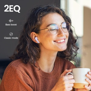 Bezdrátová in-ear sluchátka Joyroom Funpods Series JR-FB3 TWS Bluetooth 5.3 fialová