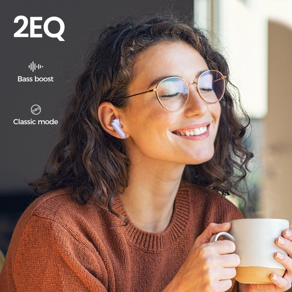 Hurtownia GSM - Bezdrátová in-ear sluchátka Joyroom Funpods Series JR-FB3 TWS Bluetooth 5.3 fialová - JYR972 - {ean13} - Hurt