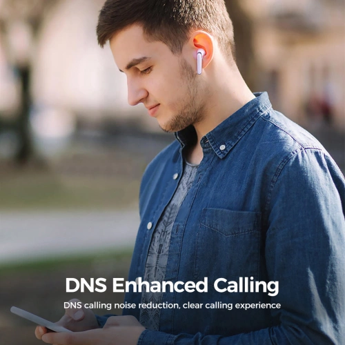 Słuchawki bezprzewodowe dokanałowe Joyroom Funpods Series JR-FB3 TWS Bluetooth 5.3 fioletowe