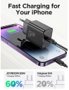 Hurtownia GSM - Ładowarka sieciowa Joyroom JR-TCF06 USB-C PD 20W + kabel USB-C czarna - JYR974 - {ean13} - Hurt
