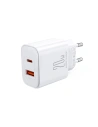 Hurtownia GSM - Ładowarka sieciowa Joyroom JR-TCF05 20W USB-A, USB-C + kabel USB-C 1m biała - JYR976 - {ean13} - Hurt