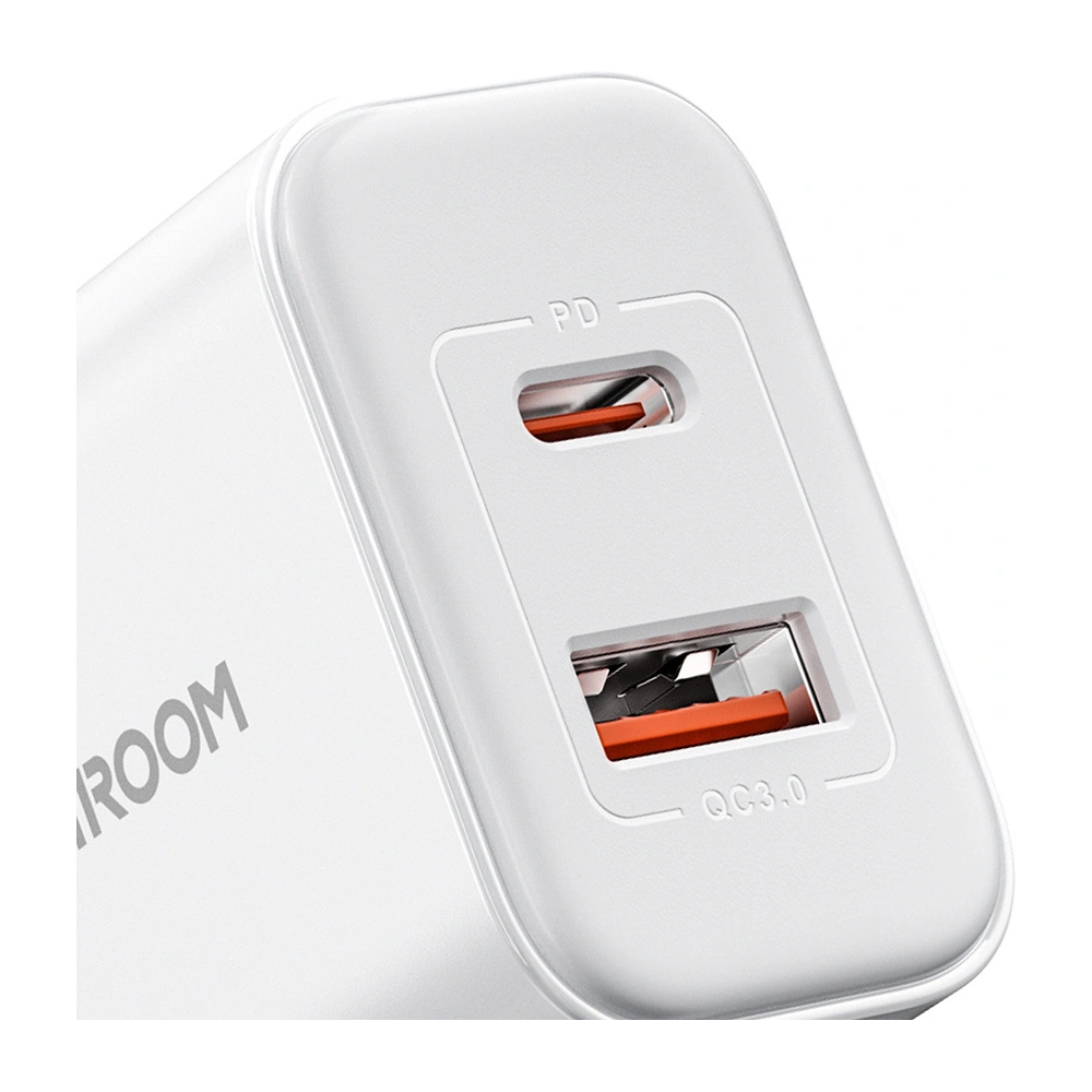 Hurtownia GSM - Încărcătorul de rețea Joyroom JR-TCF05 20W USB-A, USB-C + cablu USB-C 1m alb - JYR976 - {ean13} - Hurt