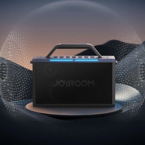 Wholesale Joyroom Pies Series JR-MW03 Bluetooth 5.3 wireless karaoke speaker with 2 microphones and remote control black - JYR978 - {ean13} - Hurt