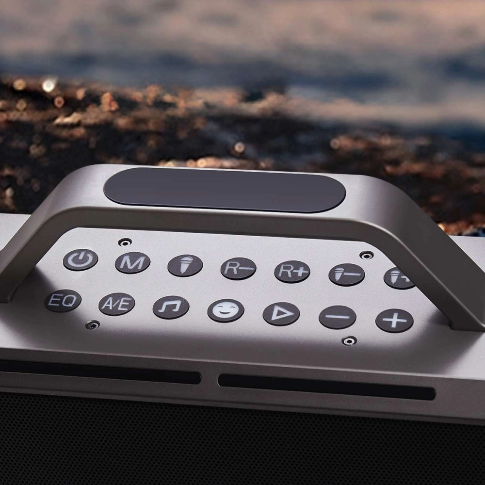 Hurtownia GSM - Gălăgie wireless pentru karaoke Joyroom Pies Series JR-MW03 Bluetooth 5.3 cu 2 microfoane și telecomandă neagră - JYR978 - {ean13} - Hurt