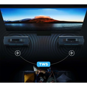 Hurtownia GSM - Vezeték nélküli karaoke hangszóró Joyroom Pies Series JR-MW03 Bluetooth 5.3 2 mikrofonnal és távirányítóval fekete színben - JYR978 - {ean13} - Hurt