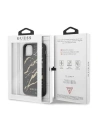 Wholesale Guess GUHCN58MGGBK iPhone 11 Pro black hard case Glitter Marble Glass - GUE171BLK - {ean13} - Hurt