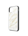 Hurtownia GSM - Etui Guess GUHCN58MGGWH Apple iPhone 11 Pro biały/white hard case Glitter Marble Glass - GUE172WHT - {ean13} - Hurt