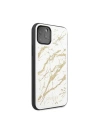 Hurtownia GSM - Etui Guess GUHCN58MGGWH Apple iPhone 11 Pro biały/white hard case Glitter Marble Glass - GUE172WHT - {ean13} - Hurt