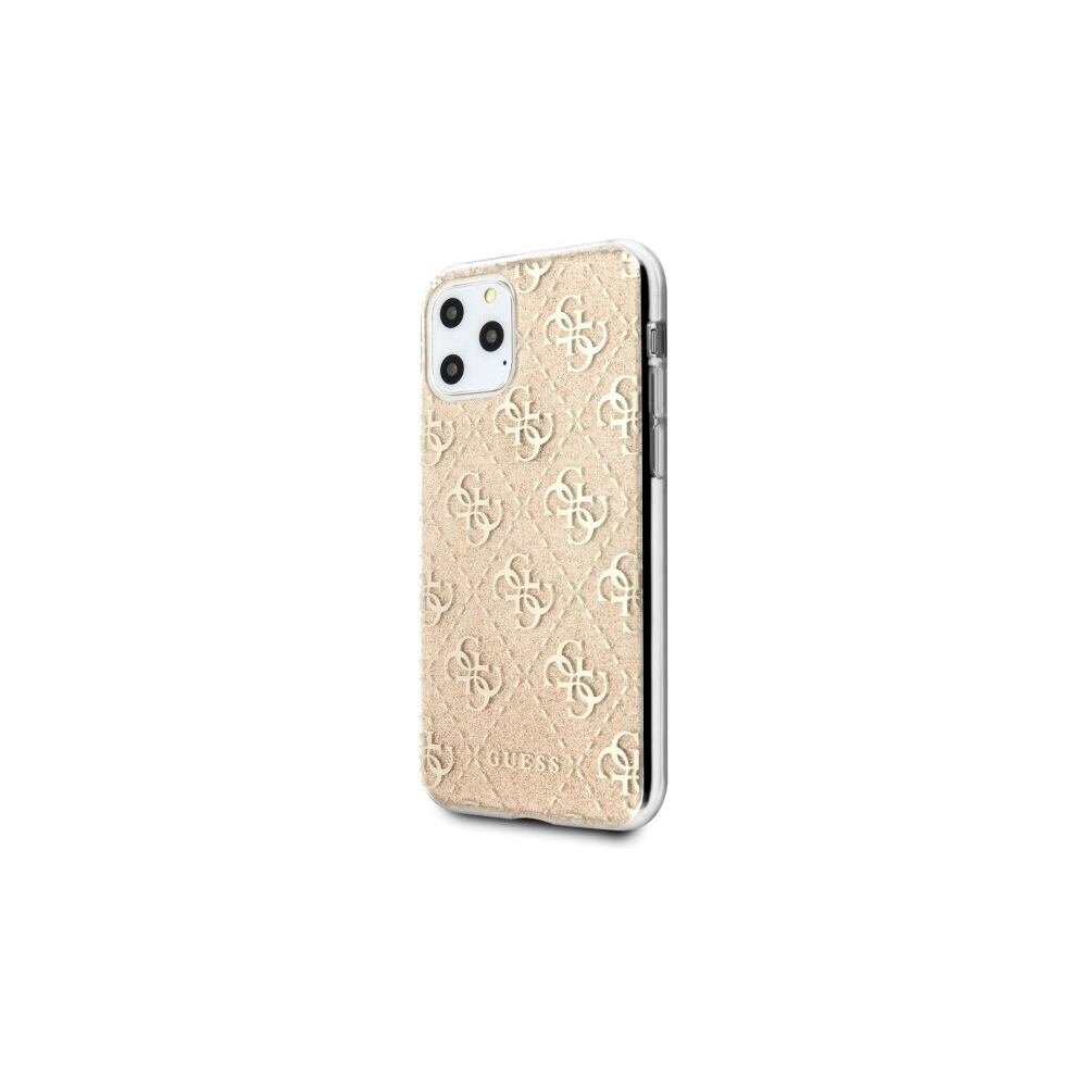 Hurtownia GSM - Etui Guess GUHCN58PCU4GLGO Apple iPhone 11 Pro zloty/gold hard case 4G Glitter - GUE173GLD - {ean13} - Hurt