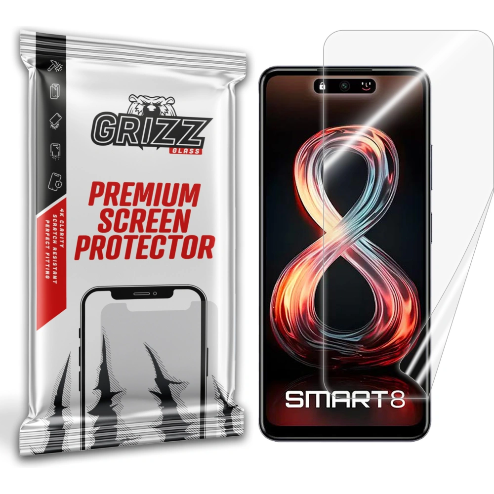 Hurtownia GSM - Fólie na displej GrizzGlass CeramicFilm pro Infinix Smart 8 Pro - GRZ8716 - {ean13} - Hurt