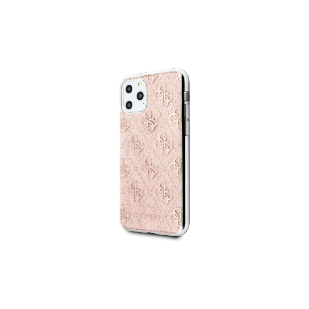 Hurtownia GSM - Etui Guess GUHCN58PCU4GLPI Apple iPhone 11 Pro różowy/pink hard case 4G Glitter - GUE174PNK - {ean13} - Hurt