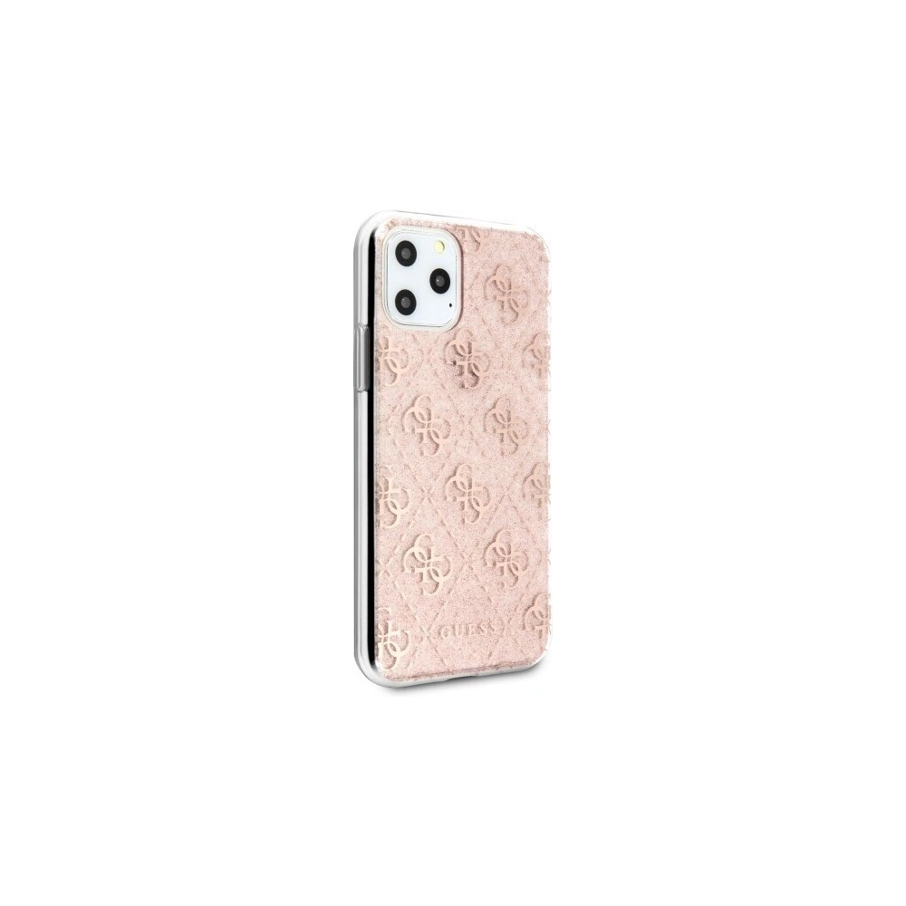 Hurtownia GSM - Etui Guess GUHCN58PCU4GLPI Apple iPhone 11 Pro różowy/pink hard case 4G Glitter - GUE174PNK - {ean13} - Hurt