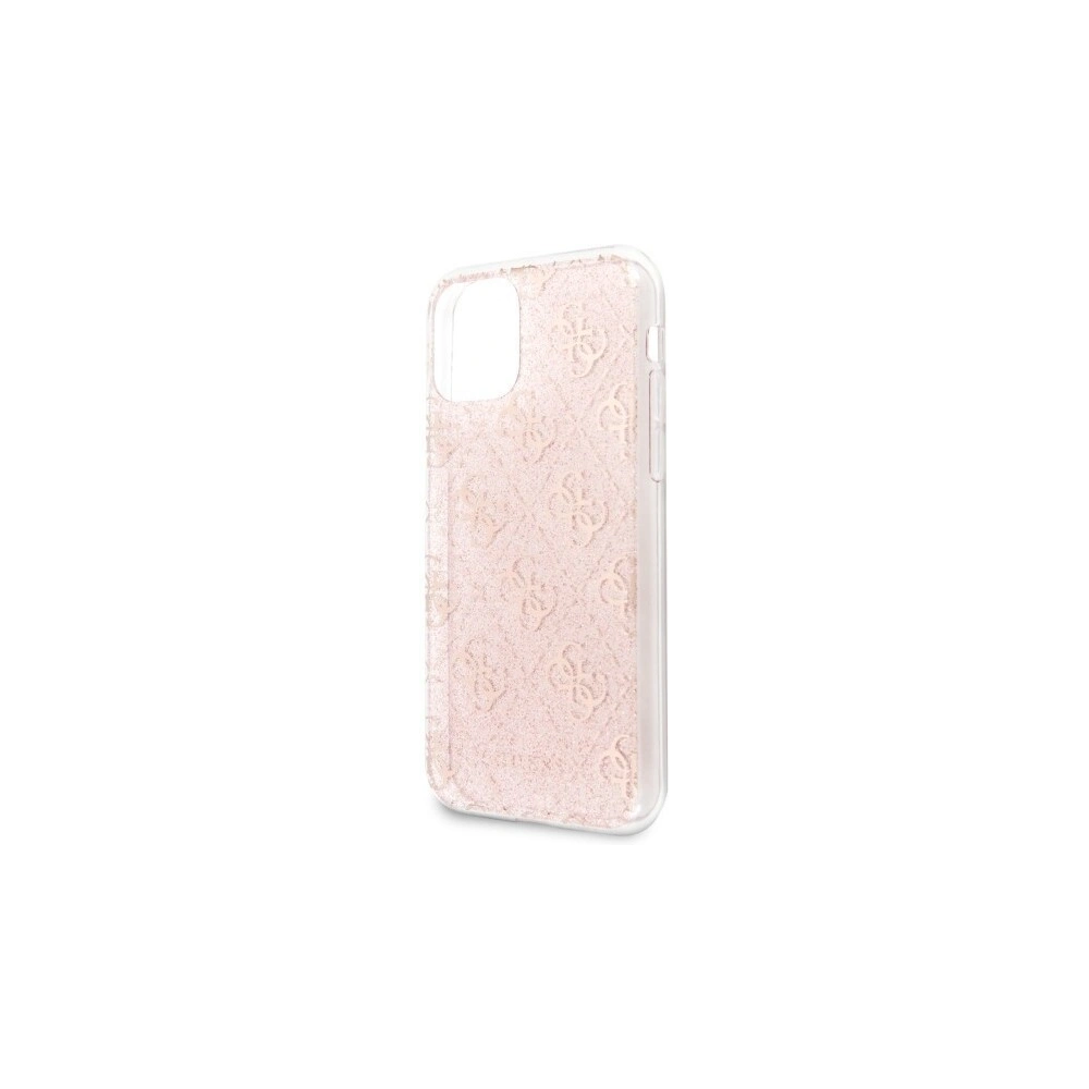 Hurtownia GSM - Etui Guess GUHCN58PCU4GLPI Apple iPhone 11 Pro różowy/pink hard case 4G Glitter - GUE174PNK - {ean13} - Hurt