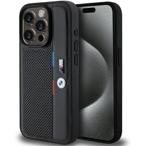 Hurtownia GSM - Etui BMW BMHCP15L23PUPVK Apple iPhone 15 Pro hardcase Perforated Tricolor Line černý/black - BMW621 - {ean13} - Hurt