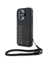 Hurtownia GSM - Etui BMW BMHCP15L23RMRLK Apple iPhone 15 Pro hardcase Signature Leather Wordmark Cord černý/black - BMW622 - {ean13} - Hurt
