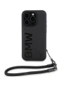 Hurtownia GSM - Etui BMW BMHCP15L23RMRLK Apple iPhone 15 Pro hardcase Signature Leather Wordmark Cord černý/black - BMW622 - {ean13} - Hurt