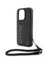 Hurtownia GSM - Etui BMW BMHCP15L23RMRLK Apple iPhone 15 Pro hardcase Signature Leather Wordmark Cord černý/black - BMW622 - {ean13} - Hurt