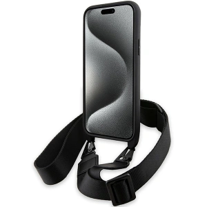 Hurtownia GSM - Etui BMW BMHCP15M23PSCCK Apple iPhone 15 Plus / 14 Plus hardcase M Edition Carbon Stripe & Strap czarny/black - BMW623 - {ean13} - Hurt