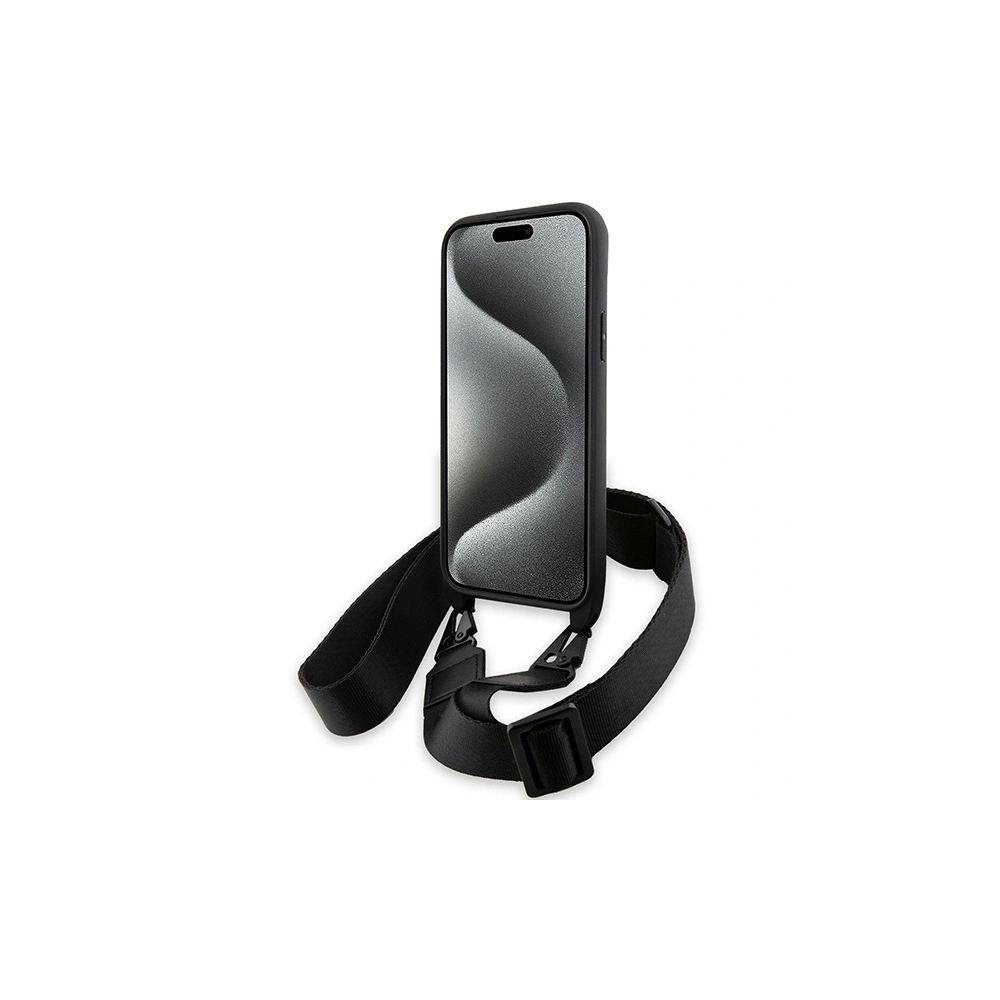 Hurtownia GSM - Etui BMW BMHCP15M23PSCCK Apple iPhone 15 Plus / 14 Plus hardcase M Edition Carbon Stripe & Strap negru/black - BMW623 - {ean13} - Hurt