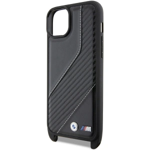 Hurtownia GSM - Etui BMW BMHCP15M23PSCCK Apple iPhone 15 Plus / 14 Plus hardcase M Edition Carbon Stripe & Strap czarny/black - BMW623 - {ean13} - Hurt