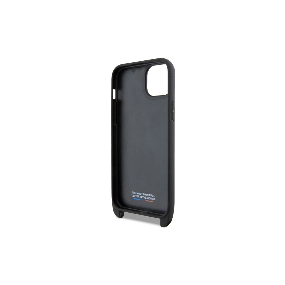 Hurtownia GSM - Etui BMW BMHCP15M23PSCCK Apple iPhone 15 Plus / 14 Plus hardcase M Edition Carbon Stripe & Strap negru/black - BMW623 - {ean13} - Hurt