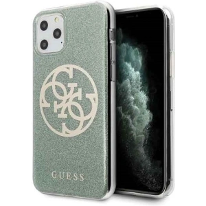 Hurtownia GSM - Etui Guess GUHCN58PCUGLKA Apple iPhone 11 Pro khaki hard case 4G Circle Glitter - GUE175KHA - {ean13} - Hurt