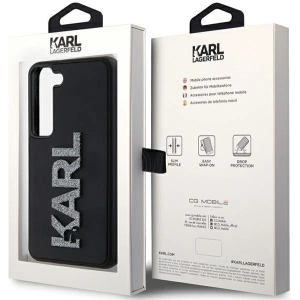 Hurtownia GSM - Etui Karl Lagerfeld KLHCS23M3DMBKCK Samsung Galaxy S23+ Plus hardcase 3D Rubber Glitter Logo negru/black - KLD1896 - {ean13} - Hurt