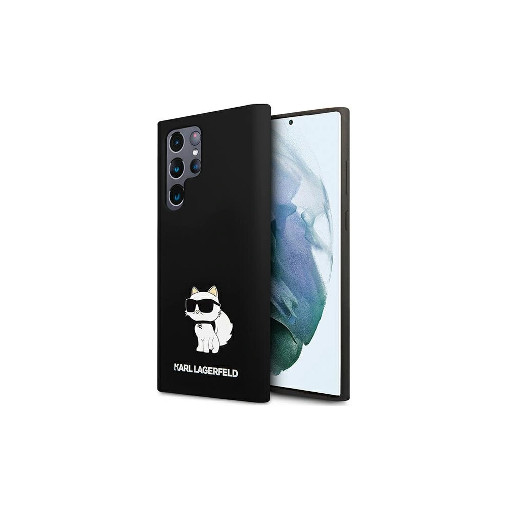 Hurtownia GSM - Etui Karl Lagerfeld KLHCS24LSNCHBCK Samsung Galaxy S24 Ultra kemény tok Szilikon Choupette fekete/black - KLD1898 - {ean13} - Hurt