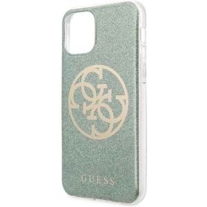 Hurtownia GSM - Etui Guess GUHCN58PCUGLKA Apple iPhone 11 Pro khaki hard case 4G Circle Glitter - GUE175KHA - {ean13} - Hurt