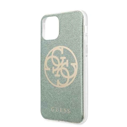 Etui Guess GUHCN58PCUGLKA Apple iPhone 11 Pro khaki hard case 4G Circle Glitter