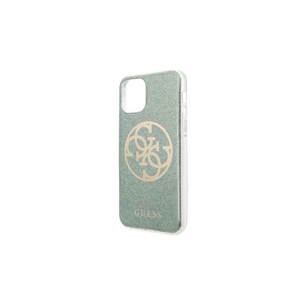 Hurtownia GSM - Etui Guess GUHCN58PCUGLKA Apple iPhone 11 Pro khaki hard case 4G Circle Glitter - GUE175KHA - {ean13} - Hurt