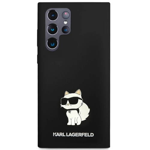 Etui Karl Lagerfeld KLHCS24LSNCHBCK Samsung Galaxy S24 Ultra hardcase Silicone Choupette czarny/black