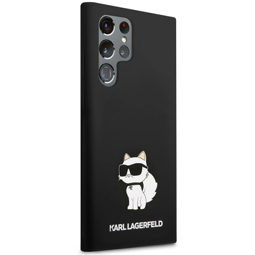 Etui Karl Lagerfeld KLHCS24LSNCHBCK Samsung Galaxy S24 Ultra hardcase Silicone Choupette czarny/black