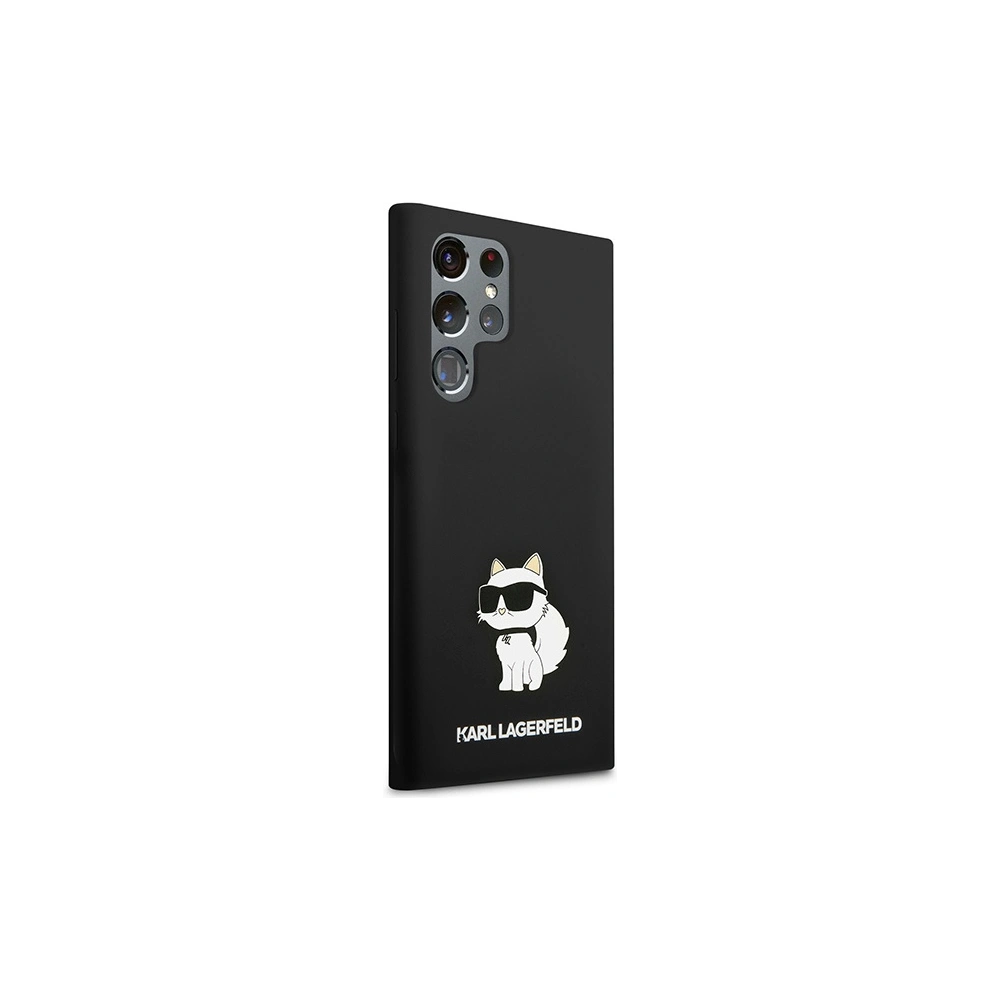 Hurtownia GSM - Etui Karl Lagerfeld KLHCS24LSNCHBCK Samsung Galaxy S24 Ultra kemény tok Szilikon Choupette fekete/black - KLD1898 - {ean13} - Hurt